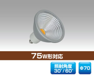 75W形ハロゲンタイプLED電球