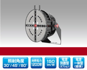 スポーツ施設向けLED投光器 1366