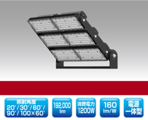 スポーツ施設向けLED投光器 1377