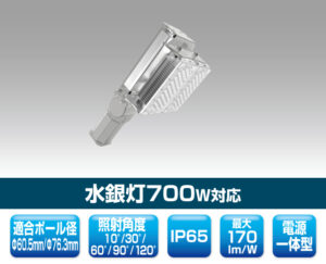 街路灯・道路灯対応LED照明 1601